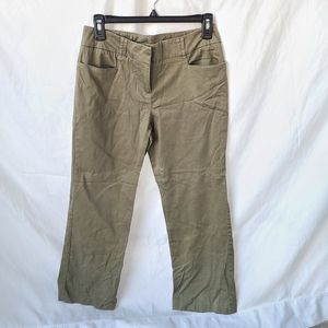New York and Company bootcut trousers size 4 hunter green
